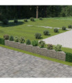 vidaXL Gabion Wall Galvanised Steel 630x30x50 cm