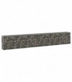 vidaXL Gabion Wall with Covers Galvanised Steel 300x30x50 cm