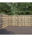 vidaXL Gabion Wall with Covers Galvanised Steel 900x50x200 cm