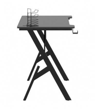 vidaXL Gaming Desk with Y Shape Legs Black 110x60x75 cm