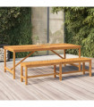 vidaXL Garden Bench 180 cm Solid Wood Acacia