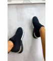 Slip On Sock Wedge Trainers