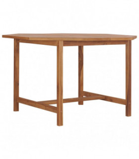 vidaXL Garden Dining Table 110x110x75 cm Solid Wood Teak