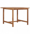 vidaXL Garden Dining Table 110x110x75 cm Solid Wood Teak