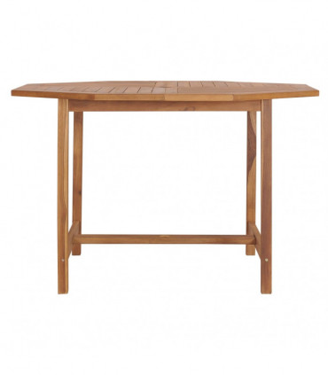 vidaXL Garden Dining Table 110x110x75 cm Solid Wood Teak