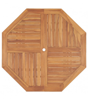 vidaXL Garden Dining Table 110x110x75 cm Solid Wood Teak