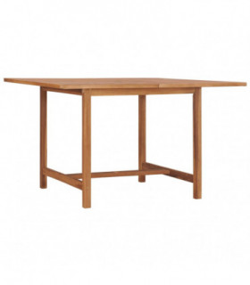vidaXL Garden Dining Table 110x110x75 cm Solid Wood Teak