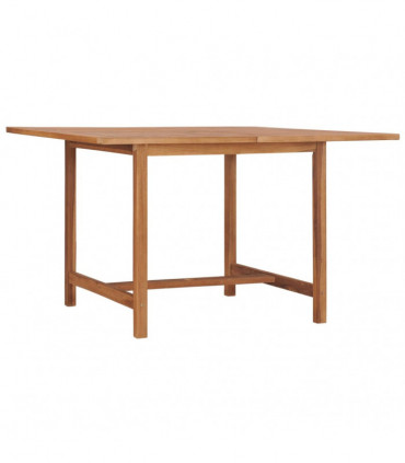 vidaXL Garden Dining Table 110x110x75 cm Solid Wood Teak