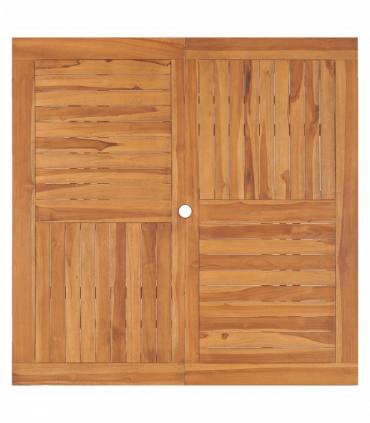 vidaXL Garden Dining Table 110x110x75 cm Solid Wood Teak