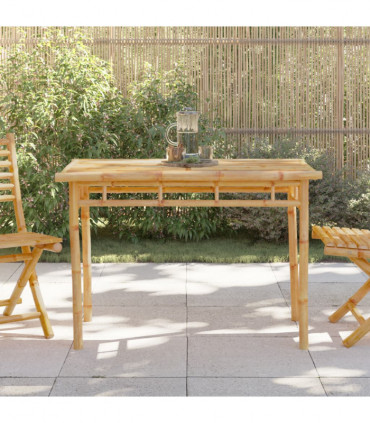 vidaXL Garden Dining Table 110x55x75 cm Bamboo