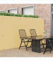 vidaXL Garden Fence Double-Sided Yellow 1.8x3 m PVC