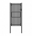 vidaXL Garden Fence Gate Steel 1x2.5 m Anthracite