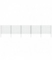 vidaXL Garden Fence Set 77.5x64 cm Green