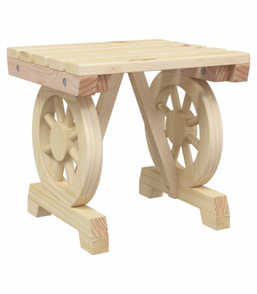 vidaXL Garden Footstool 40x36.5x38.5 cm Solid Wood Fir