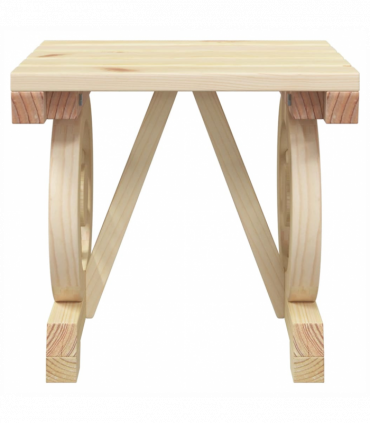 vidaXL Garden Footstool 40x36.5x38.5 cm Solid Wood Fir