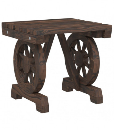 vidaXL Garden Footstool 40x36.5x38.5 cm Solid Wood Fir