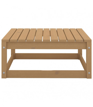 vidaXL Garden Footstool 70x70x30 cm Honey Brown Solid Wood Pine