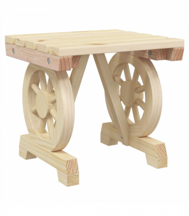 vidaXL Garden Footstools 2 pcs Solid Wood Fir