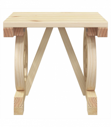 vidaXL Garden Footstools 2 pcs Solid Wood Fir