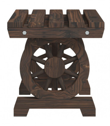 vidaXL Garden Footstools 2 pcs Solid Wood Fir