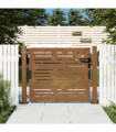 vidaXL Garden Gate 105x105 cm Corten Steel Square Design