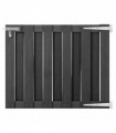 vidaXL Garden Gate WPC 100x80 cm Grey