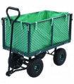 vidaXL Garden Hand Trolley Green 350 kg