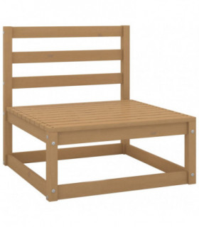 vidaXL Garden Middle Sofa Honey Brown Solid Wood Pine