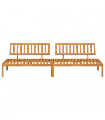 vidaXL Garden Pallet Middle Sofas 2 pcs Solid Wood Acacia