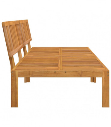 vidaXL Garden Pallet Middle Sofas 2 pcs Solid Wood Acacia