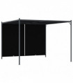 vidaXL Garden Pergola with Retractable Roof 3x3 m Anthracite