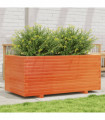 vidaXL Garden Planter Wax Brown 110x60x49.5 cm Solid Wood Pine