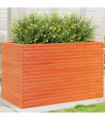 vidaXL Garden Planter Wax Brown 110x60x68.5 cm Solid Wood Pine