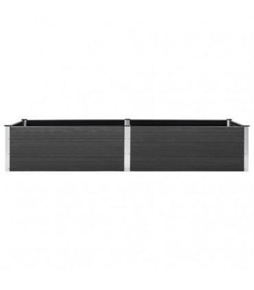 vidaXL Garden Raised Bed 200x100x54 cm WPC Grey