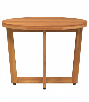 vidaXL Garden Side Table Round Ø55x40 cm Solid Wood Acacia