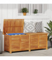vidaXL Garden Storage Box with Louver 150x50x56 cm Solid Wood Acacia