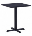 vidaXL Garden Table  Black 60x60x75 cm