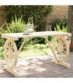 vidaXL Garden Table 115x55x65 cm Solid Wood Fir