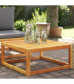 vidaXL Garden Table 65x65x29 cm Solid Wood Acacia
