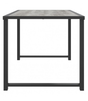 vidaXL Garden Table Anthracite 55x40x37 cm Steel