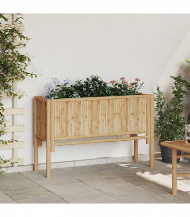 vidaXL Garden Raised Bed Brown 110 x 35 x 70 cm Bamboo