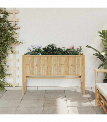 vidaXL Garden Raised Bed Brown 110 x 35 x 70 cm Bamboo