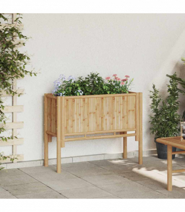 vidaXL Garden Raised Bed Brown 90 x 35 x 70 cm Bamboo