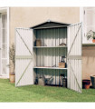 vidaXL Garden Shed Anthracite 116x45x175 cm Galvanised Steel