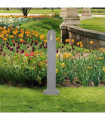 vidaXL Garden Tanker with Faucet Light Grey Stone Look