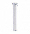 vidaXL Garden Water Column 60 cm Stainless Steel Square
