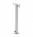 vidaXL Garden Water Column Stainless Steel Round 95 cm