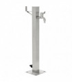 vidaXL Garden Water Column Stainless Steel Square 65 cm