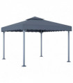 vidaXL Gazebo 300x300 cm Anthracite Aluminium