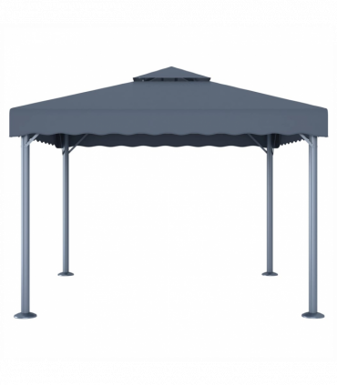 vidaXL Gazebo 300x300 cm Anthracite Aluminium